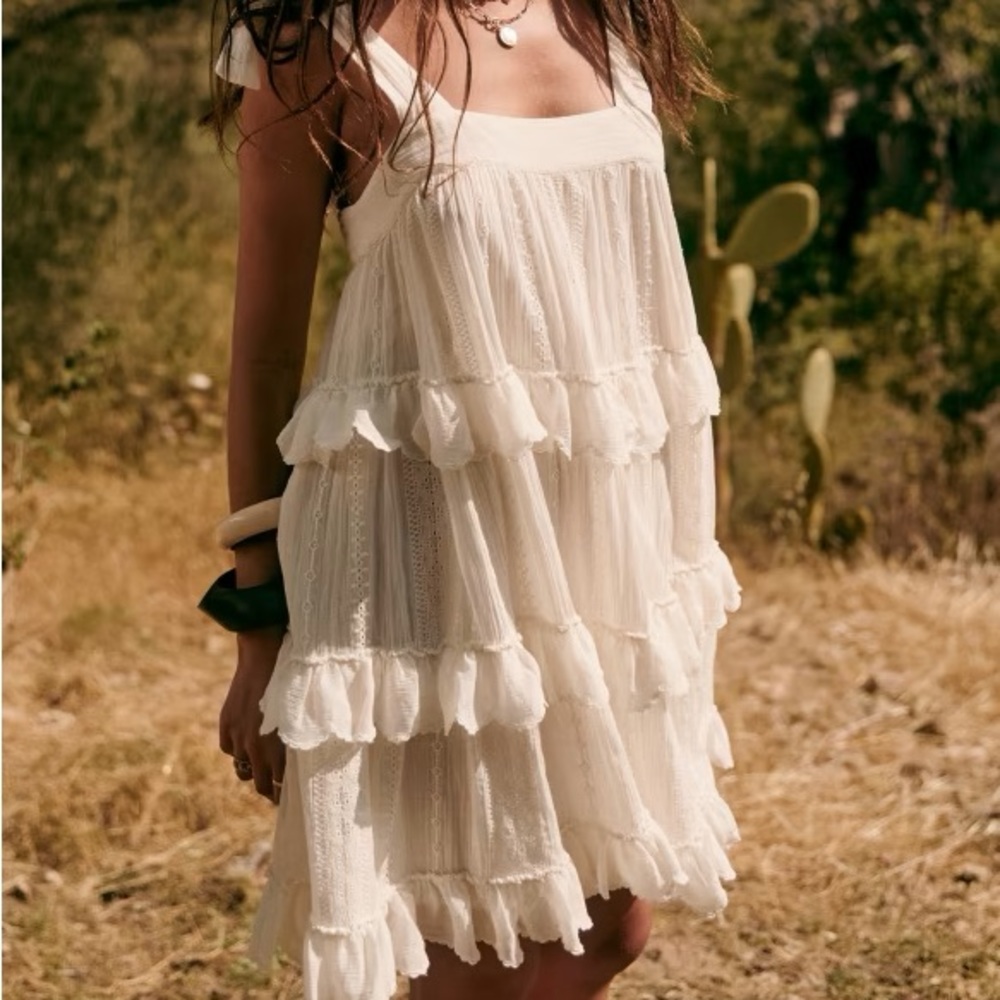 Sézane ORIANE Dress Écru in size 36 (fits US 4/6)